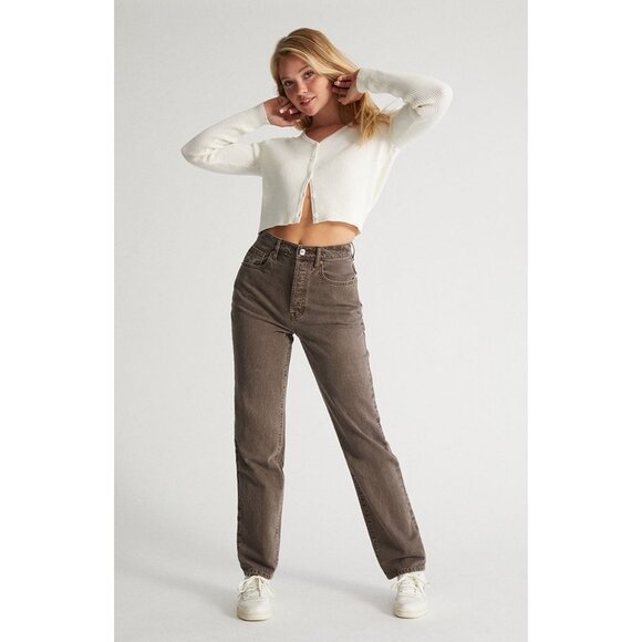 PacSun Denim - NWT PacSun Dad Jean Straight Leg Moss Green Jeans 26 | Skater Grunge Streetwear